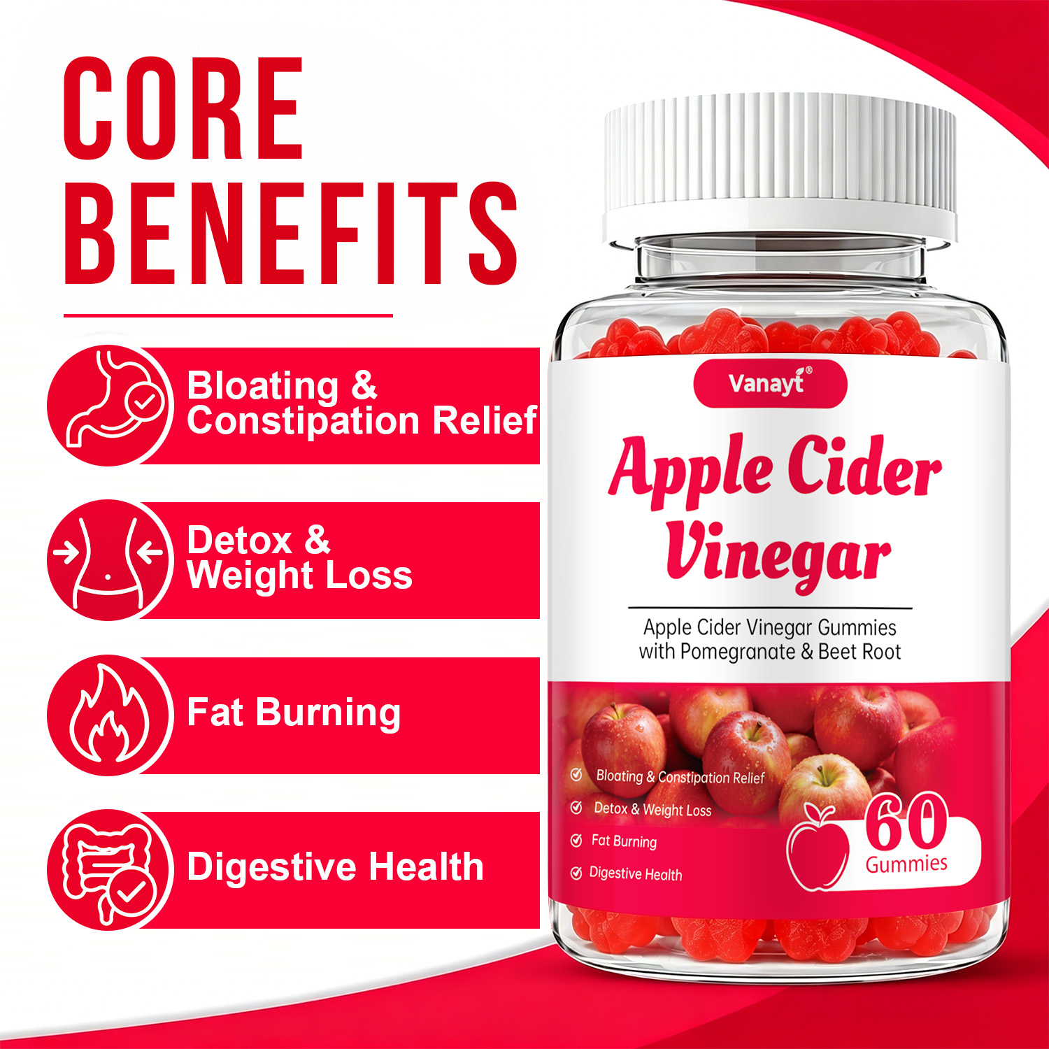 Gummies au vinaigre de cidre d - Herbal Wellness For You avis et prix