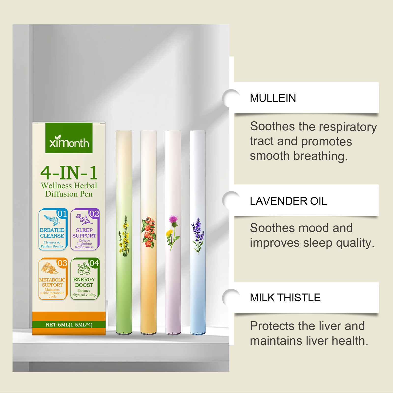 Bâton combiné d'énergie à base - Herbal Wellness For You avis et prix