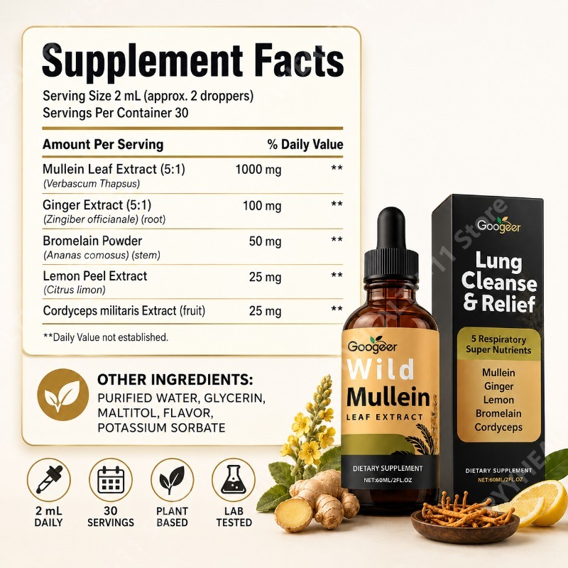 Gouttes liquides de molène, mé - Herbal Wellness For You avis et prix